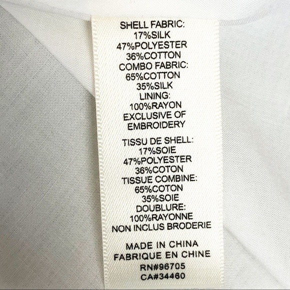 REBECCA Taylor flutter sleeve ruffle Amea snow spice dress - Picture 9 of 10